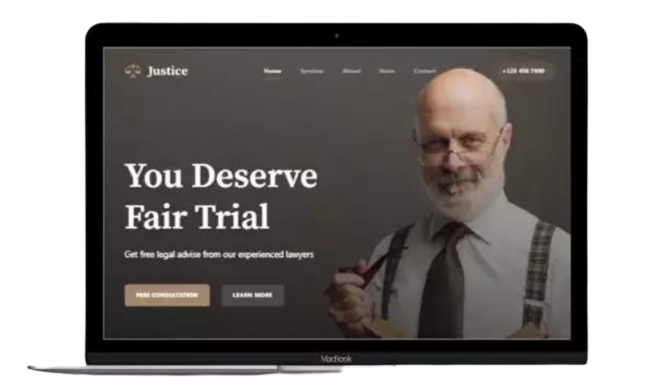 law firm website demo